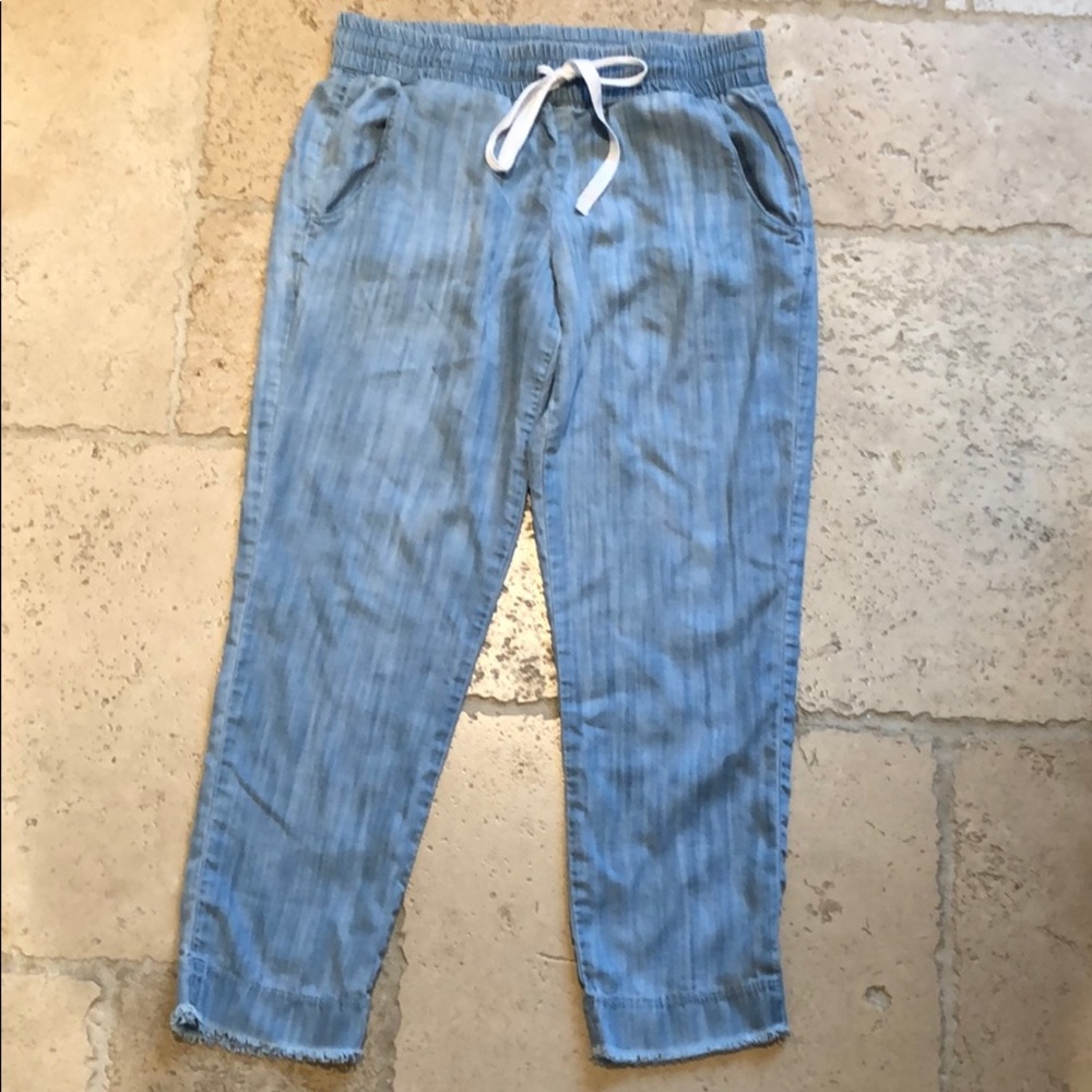 COPY - Bella Dahl Cropped Chambray Pants